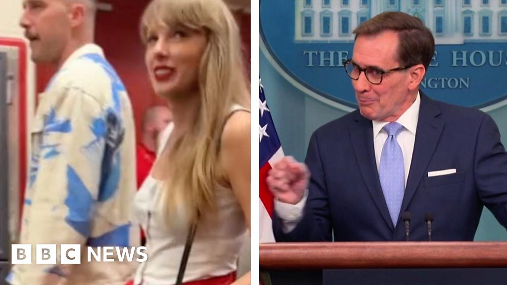 Watch: Taylor Swift/Kelce fling reaches White House