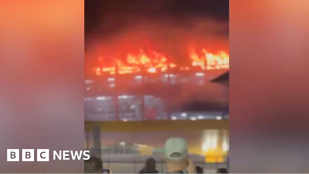 Fire breaks out at Luton airport