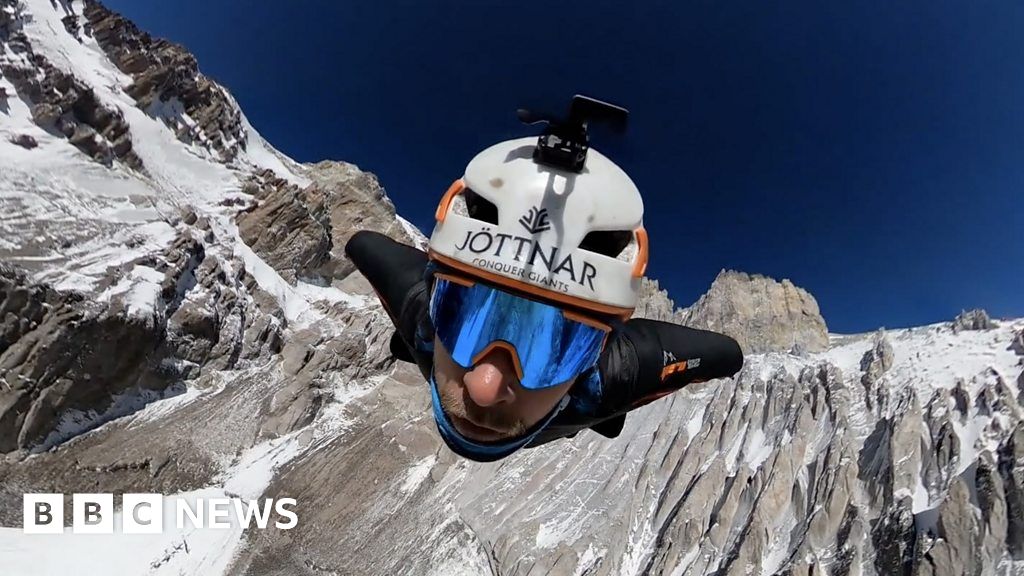 Wingsuit flyer wants to break highest flight record