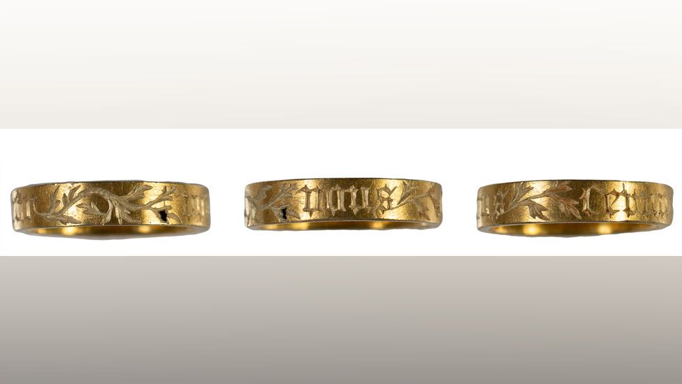 Medieval ‘love motto’ gold ring found near Frinton