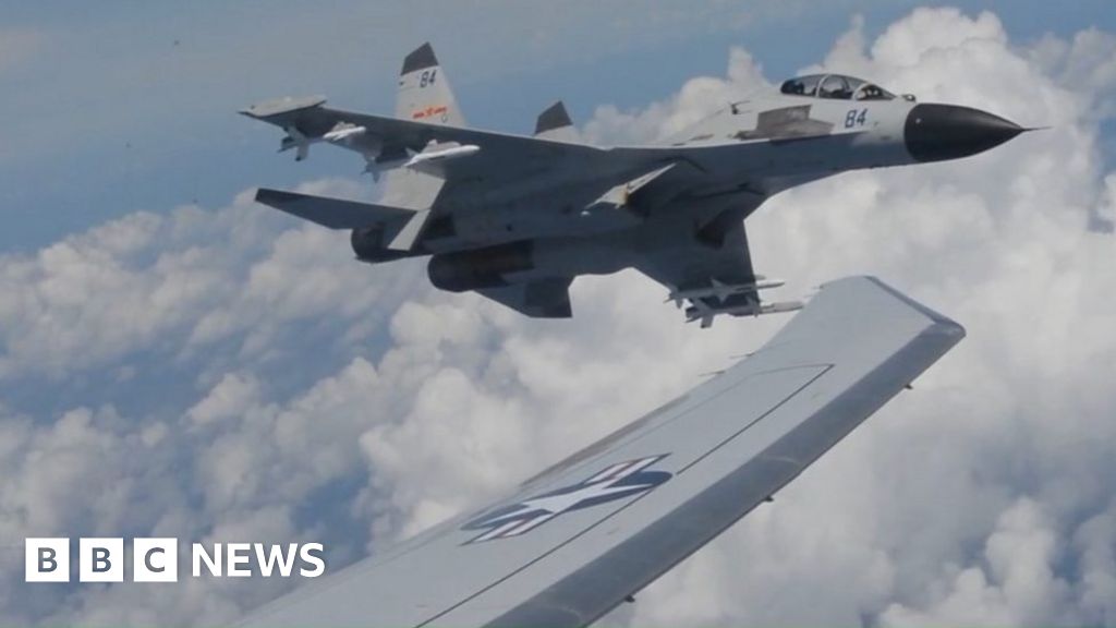 Pentagon releases footage of ‘coercive’ Chinese jets