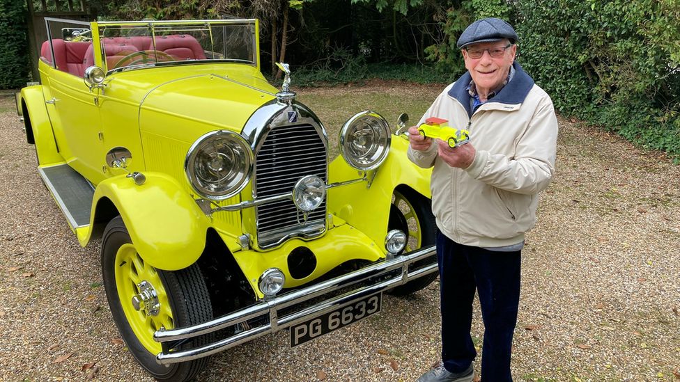 Man, 94, finds father’s beloved classic car on auction site