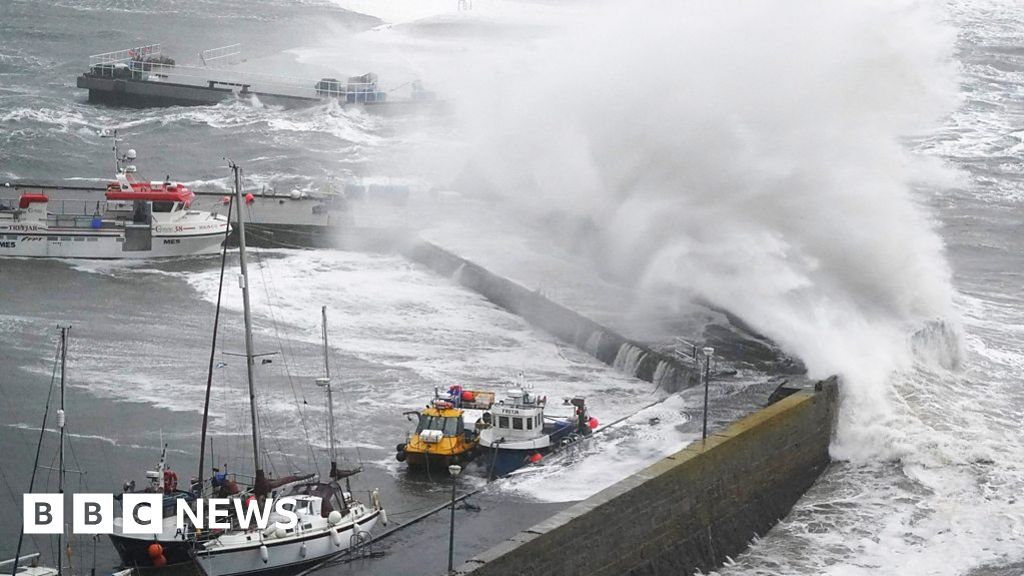 Storm Babet crashes into Scotland… in 60 seconds