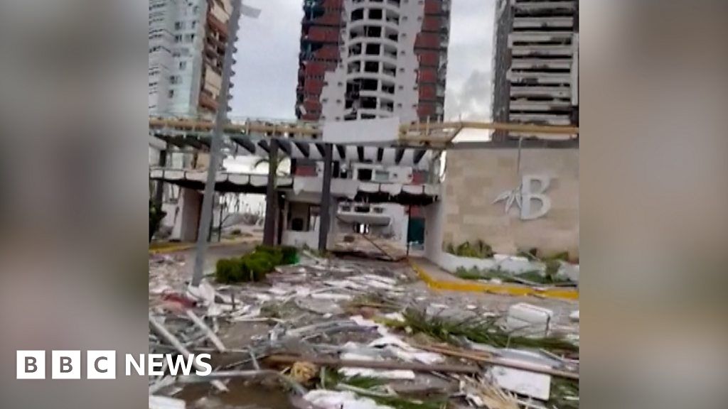 Watch: Hurricane Otis wreaks havoc in Mexico