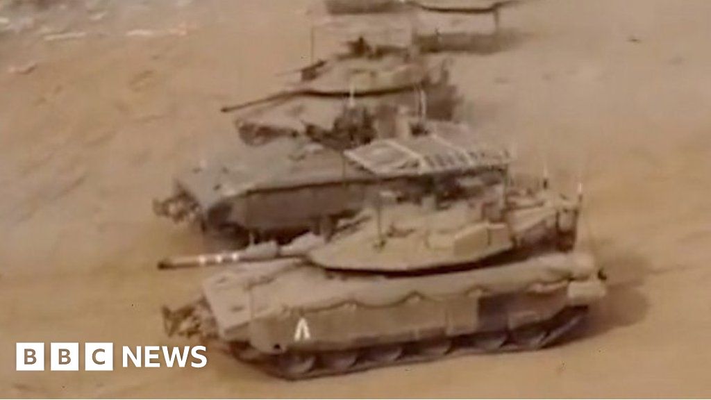 Video appears to show Israeli ground forces in Gaza