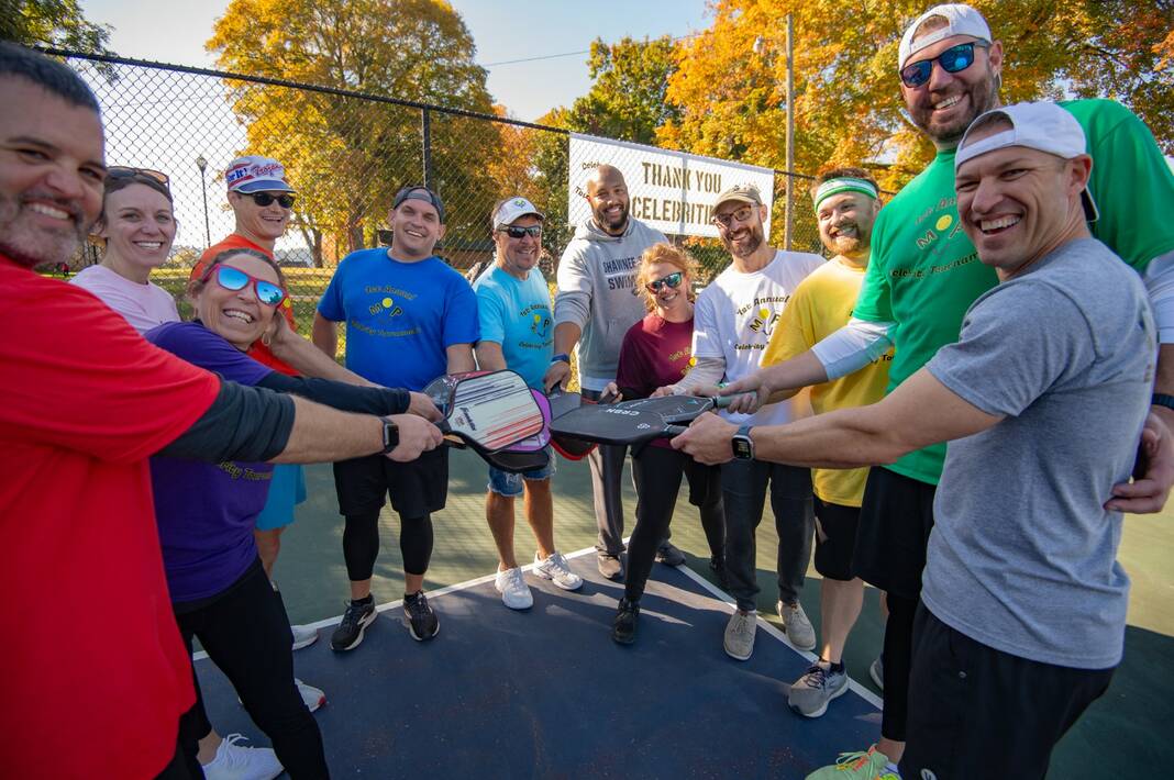 Pickleball Celebrities raise over $12,000 for park