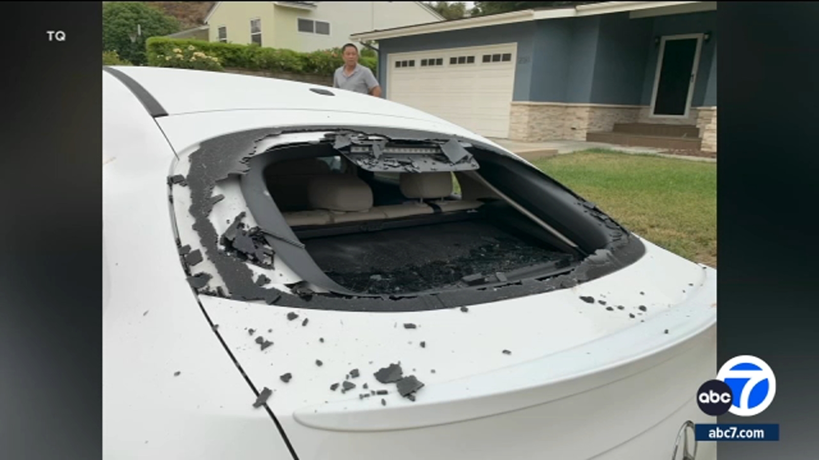 Man’s rental car experience turns into nightmare after suspects smash in windows in Monterey Park