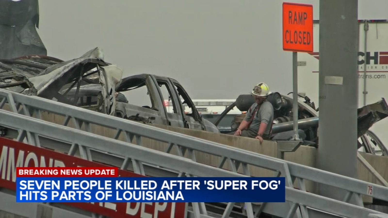 ‘Superfog’ in Louisiana blamed for highway crashes that killed at least 7 people: officials