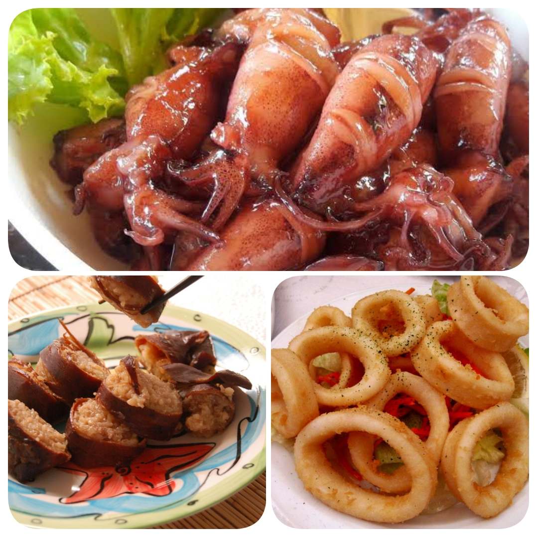 หมึก เป็นสัตว์ที่นิยมนำมาทำอาหาร(calamari)ในภาษาอิตาลีหมายถึงหมึกได้กลายเป็นคำสามัญในภาษาอังกฤษ