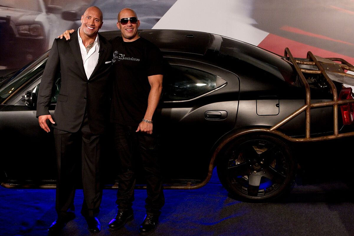 Dwayne Johnson is trolled online over new wax figure that resembles Vin Diesel