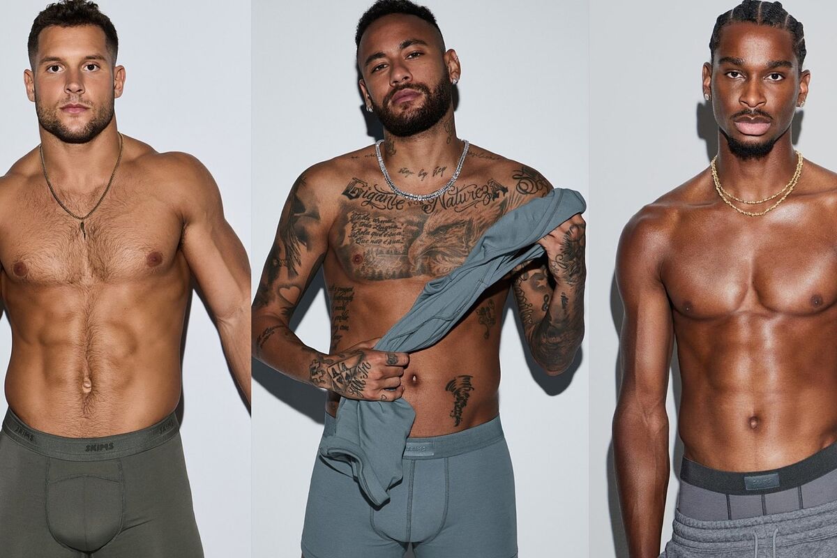 Kim Kardashian brings Neymar, Nick Bossa, and Shai Gilgeous-Alexander to her men’s Skims campaign