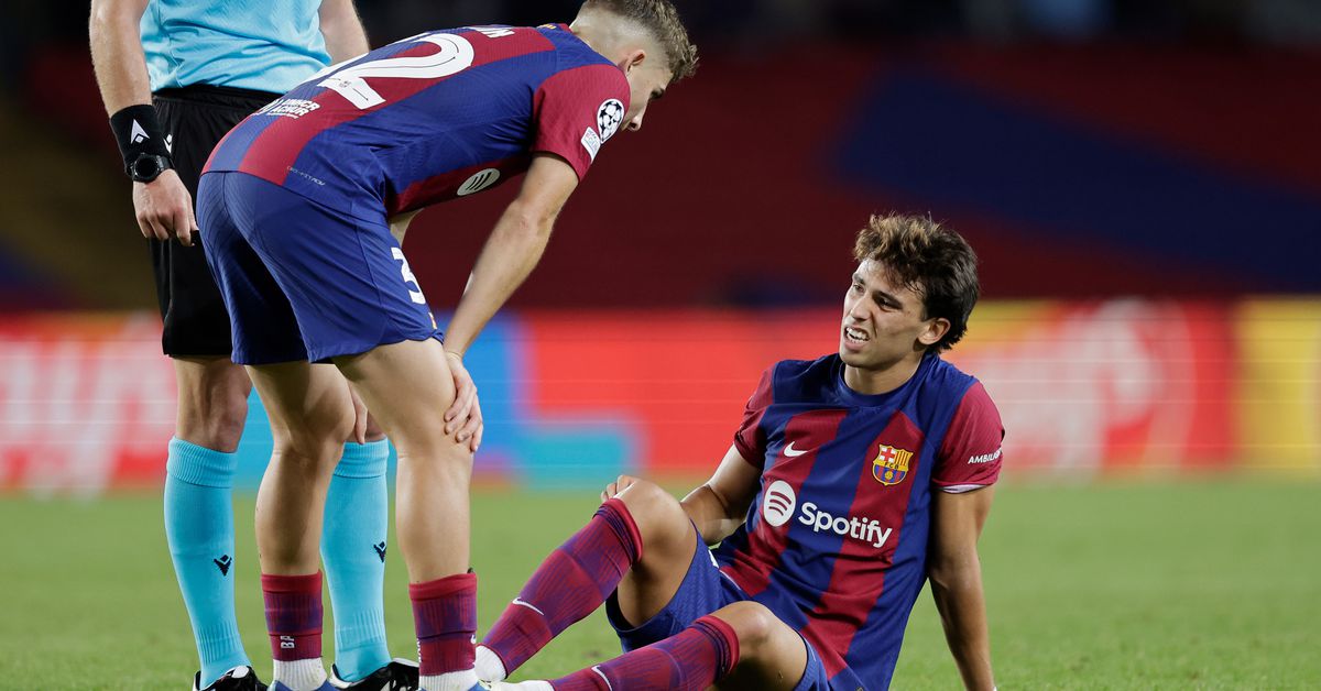 Joao Felix offers fitness update after going off injured for Barcelona against Shakhtar