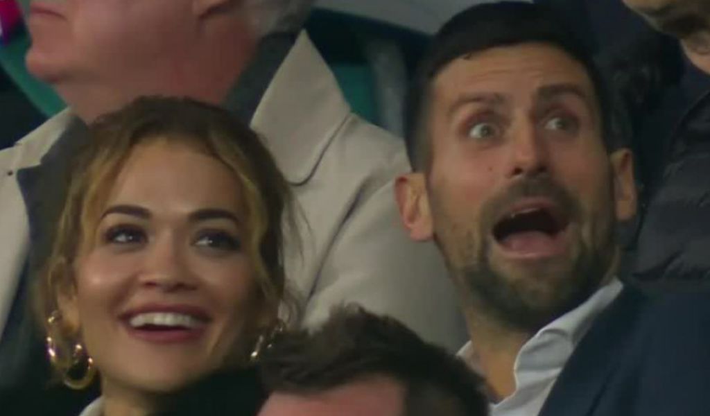 Novak Djokovic appears at Rugby World Cup Final alongside famous face