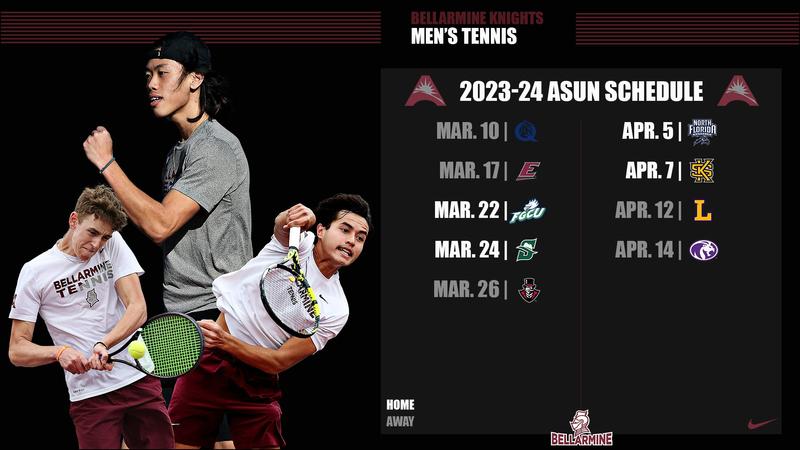 ASUN schedule revealed for men’s tennis