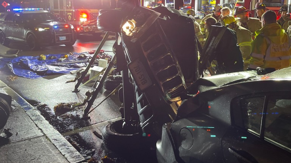 Connecticut woman rescued after car rollover in Westerly