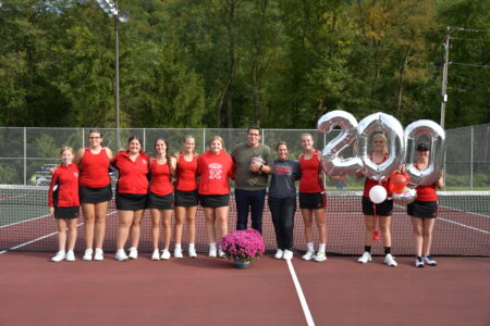 Bucktail tennis caps historic season at district tourney; celebrate Heisers’ 200th win