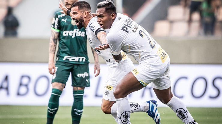 Santos bate o Palmeiras e risco de rebaixamento despenca; confira