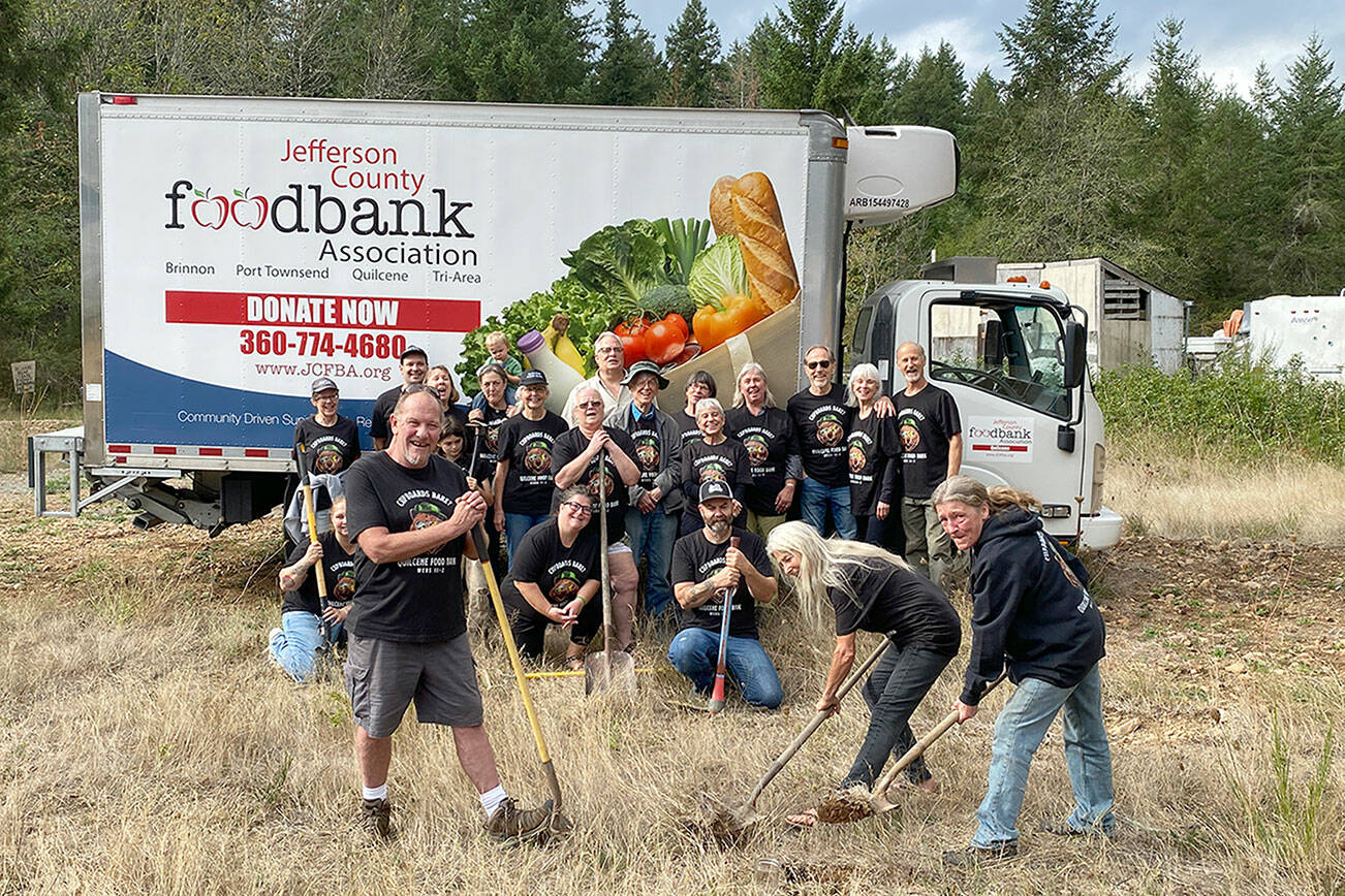 Quilcene Food Bank breaks ground on new facility