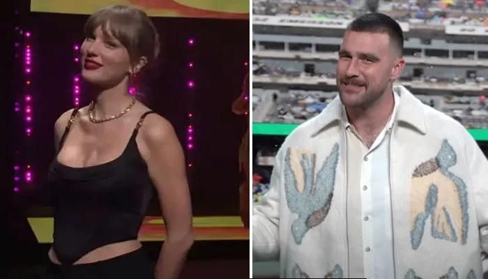 Taylor Swift and Travis Kelce Were ‘Very Touchy-Feely’ During Their Surprise ‘SNL’ Performance