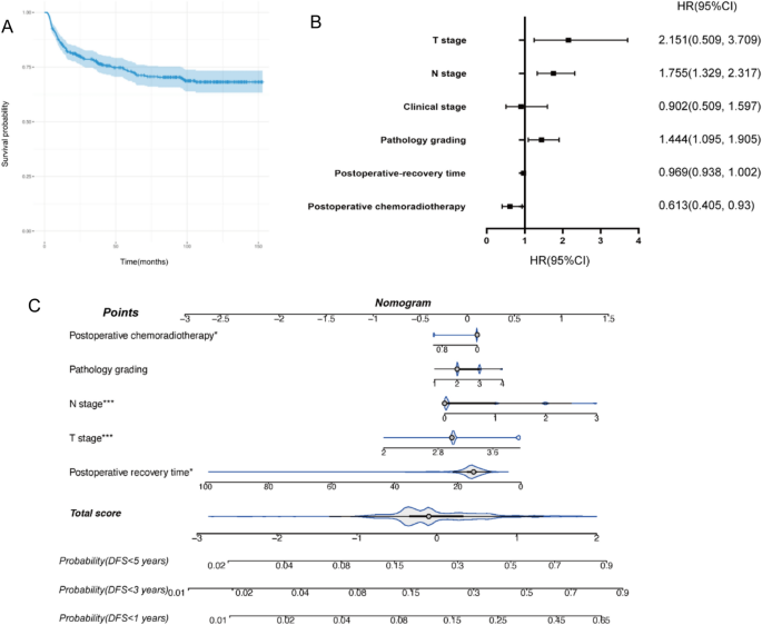 Predicting survival of advanced laryngeal squamous cell carcinoma: comparison of machine learning models and Cox regression models