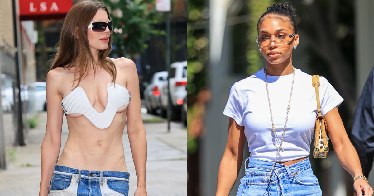 Julia Fox, Lori Harvey and More Stars Taking Ripped Jeans to the Extreme