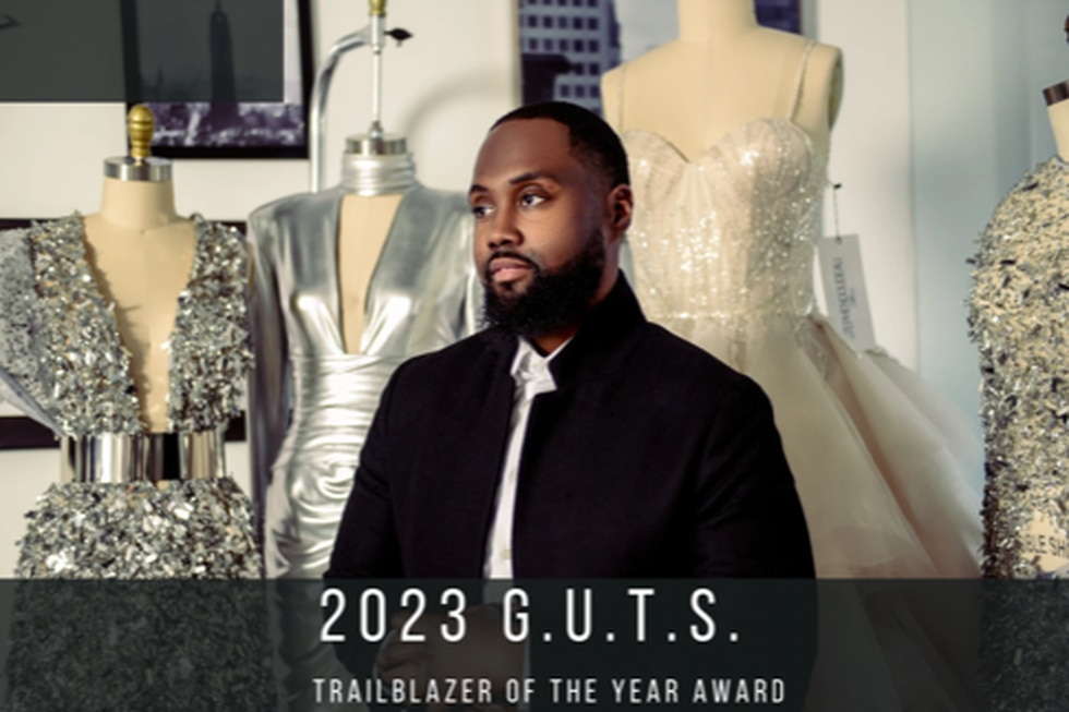 Fashion designer wins 2023 G.U.T.S Trailblaizer of the Year Award