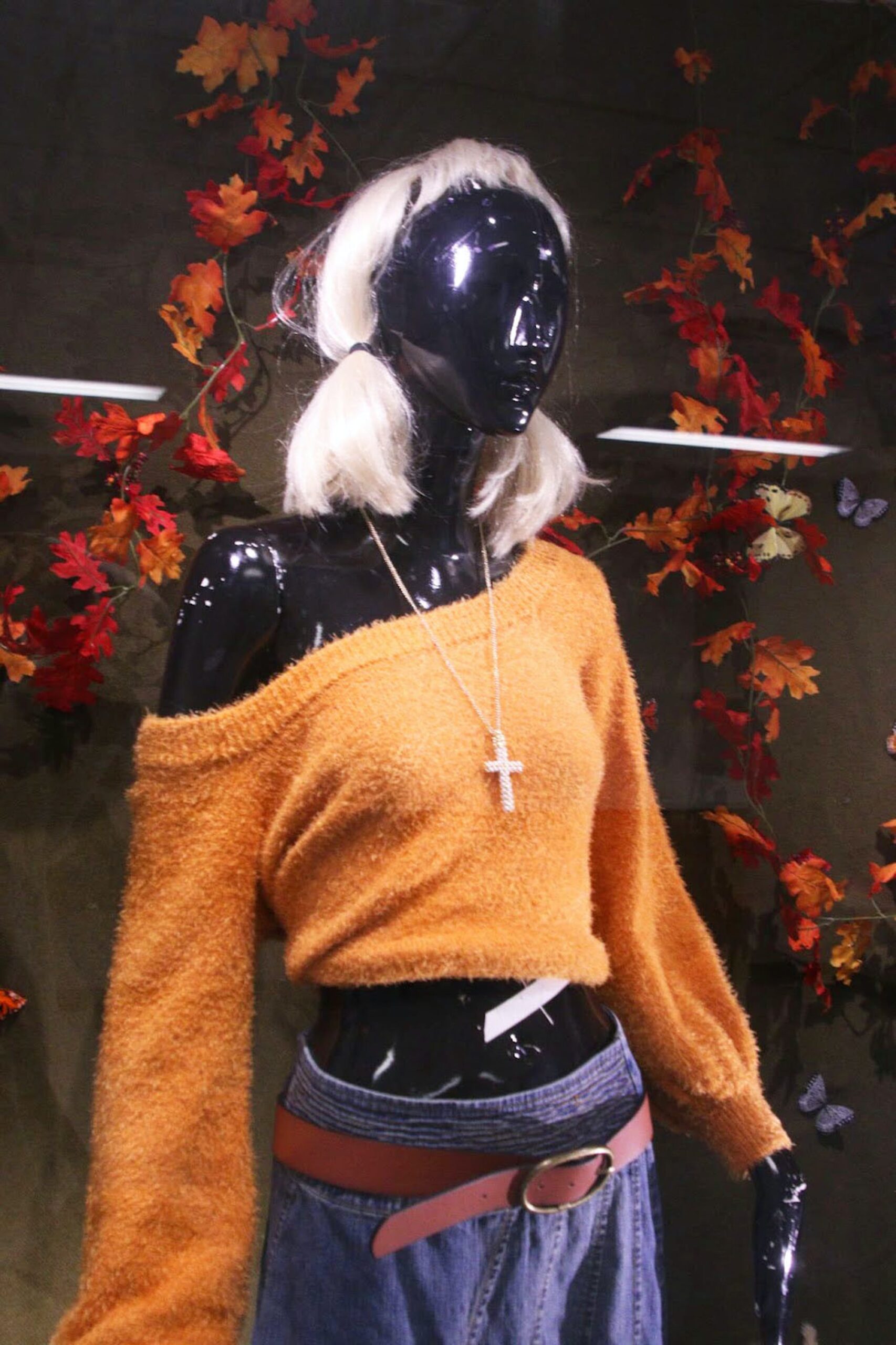 Ball State fashion students style fall mannequins to display on campus.