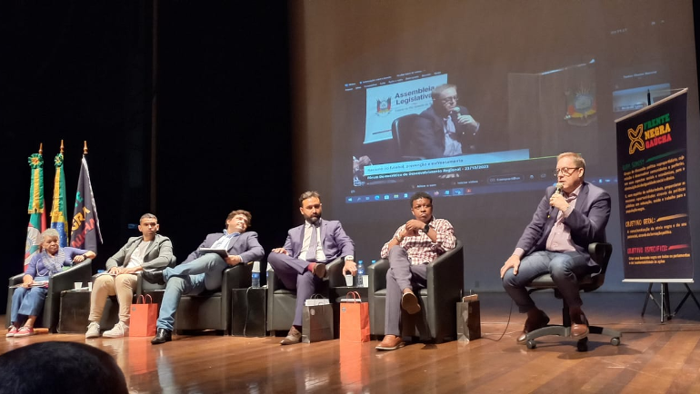 FGF participa de painel sobre prevenção e enfrentamento do Racismo no Futebol na Assembleia Legislativa do RS