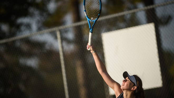 Terry Sanford tennis steamrolls to record-setting 7th state championship in doubles