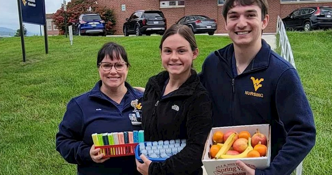 PSC student nurses promote healthy lifestyle on campus