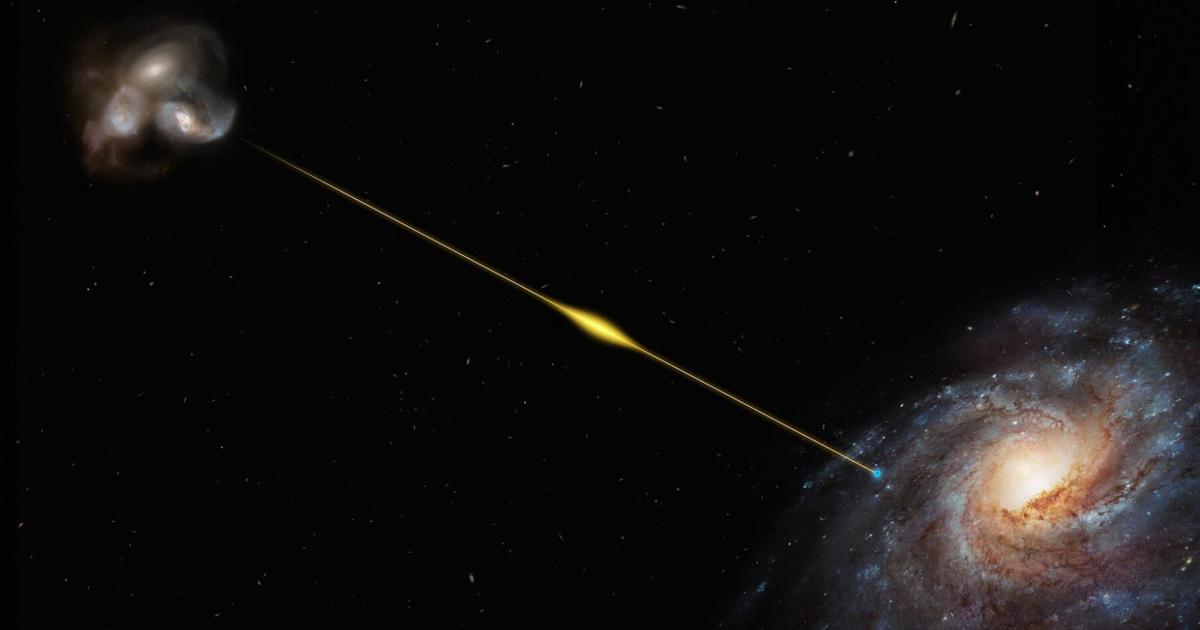 Mysterious fast radio burst traveled 8 billion years to reach Earth