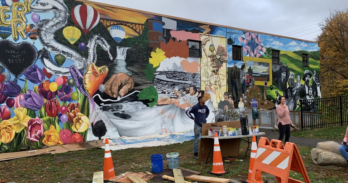 Visual impact: Mural tells Perry’s story though art