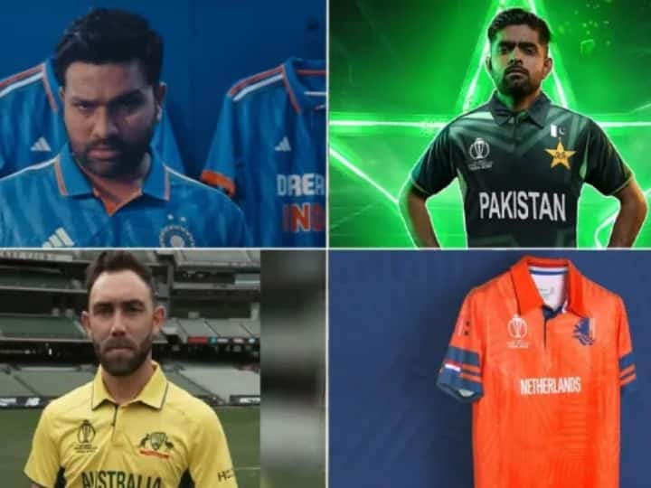 World Cup 2023: भारत-पाकिस्तान समेत वर्ल्ड कप में खेलने वाली सभी टीमों की जर्सी हुई कन्फर्म, देखें तस्वीरें