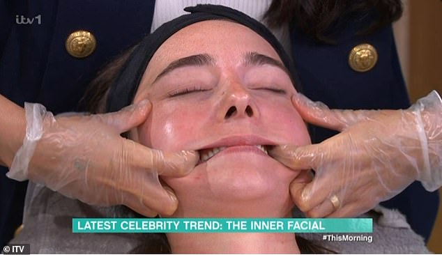 Celebrity facialist performs buccal facial on This Morning