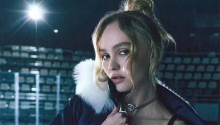 Lily-Rose Depp Sparkles in a Winter Wonderland Couture Gown by Chanel