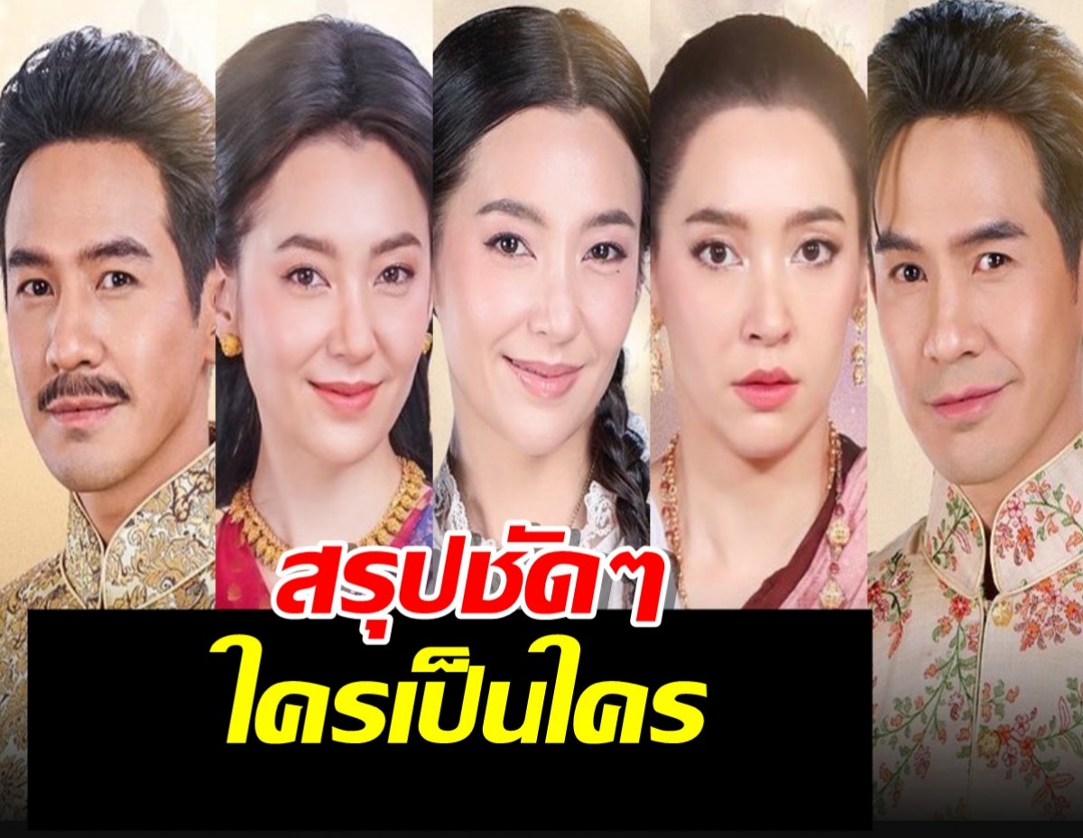 เปิดผังความสัมพันธ์ ตัวละครในประวัติศาสตร์ “พรหมลิขิต”