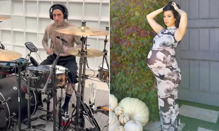 Kourtney Kardashian Is ‘Obsessed’ with Travis Barker While She Is Pregnant