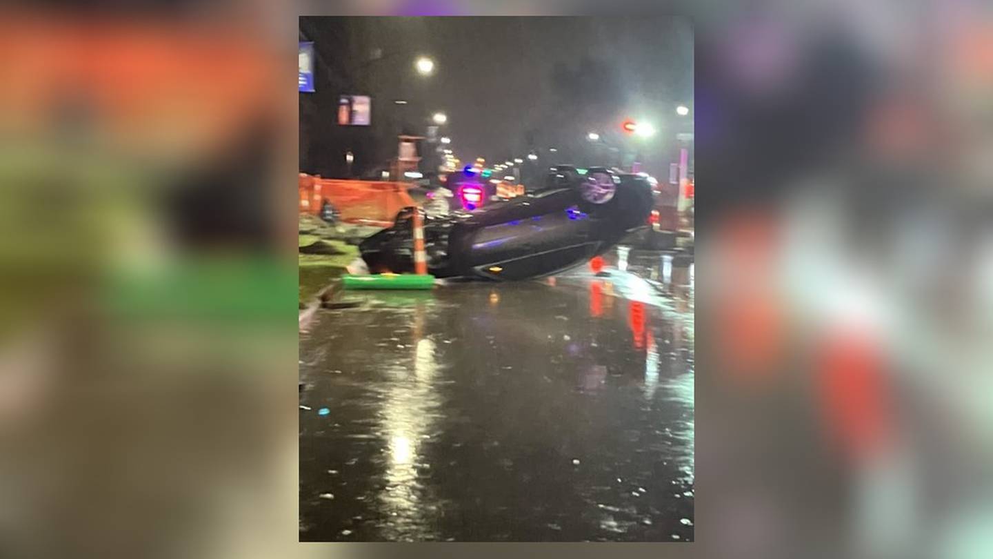 Car found on its top in Vandalia, no injuries reported