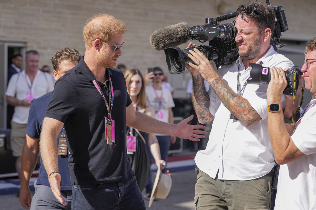 PHOTOS: Prince Harry, Joe Jonas, ‘Ginger Spice’ among celebrities in Austin for F1’s US Grand Prix