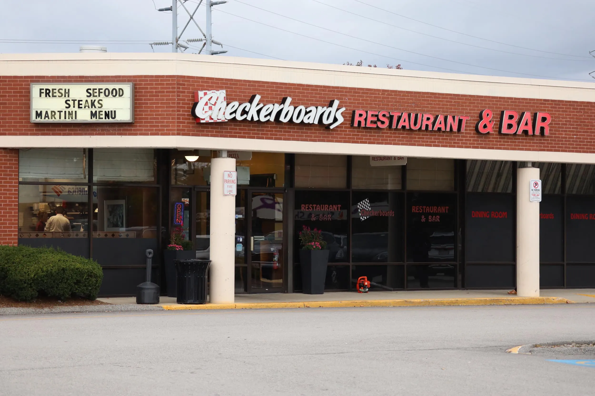 Checkerboards Restaurant & Bar features quality food, casual atmosphere