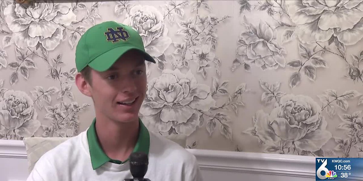 Alleman Tennis star Nicholas Patrick commits to Notre Dame