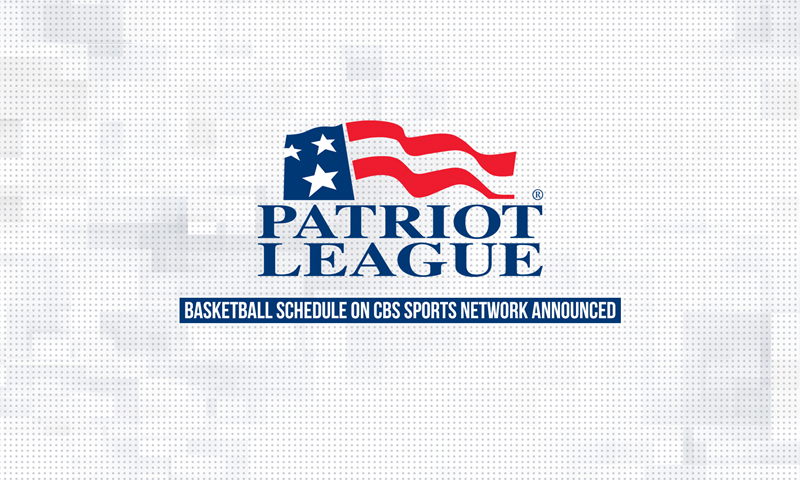 Patriot League Announces Basketball Schedule on CBS Sports Network