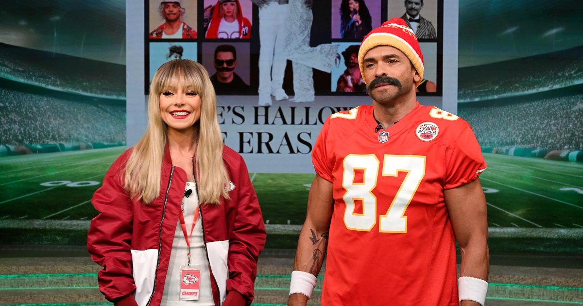 Celebs Dressed in Taylor Swift Halloween Costumes: Kelly Ripa and More