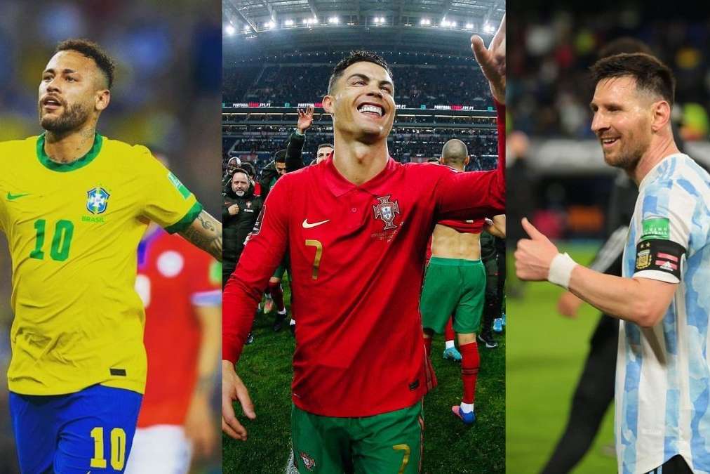 CR7, Messi e Neymar são os mais bem pagos do mundo da bola; confira lista