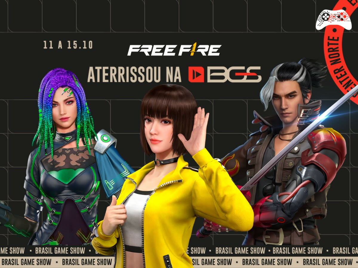 Free Fire participa da Brasil Game Show 2023 com showmatch