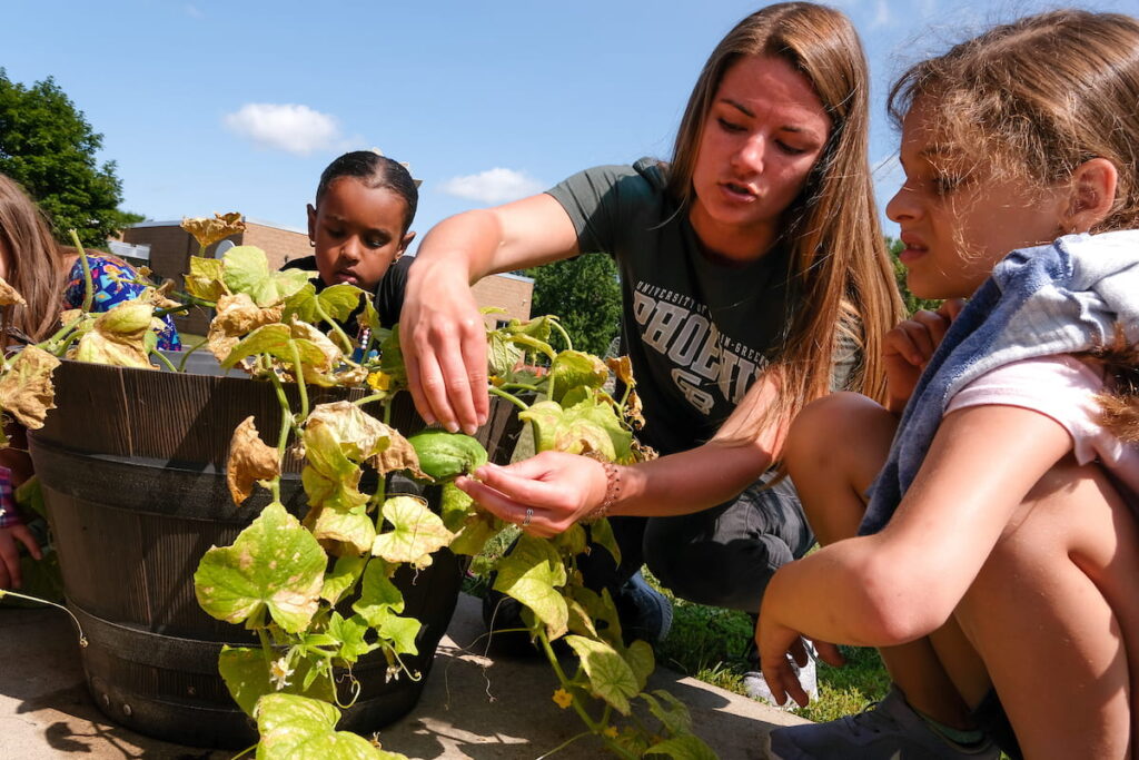 Do you hear that? Nutrition and Health students are creating a ‘buzz’ at the Boys and Girls Club