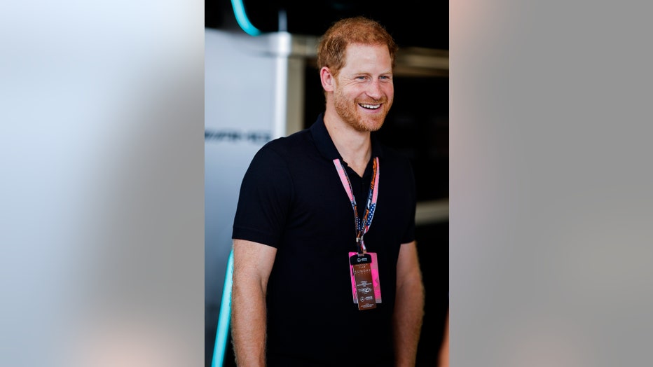 Prince Harry, other celebrities at Formula 1 United States Grand Prix