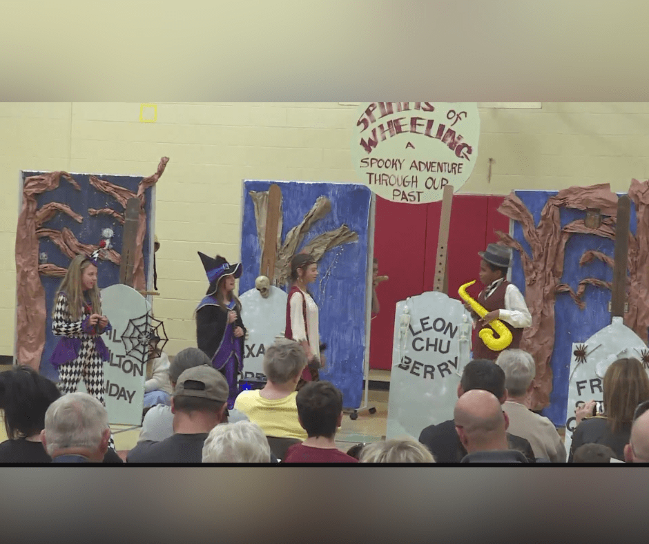 Young artists create a Halloween play based on Wheeling ghosts