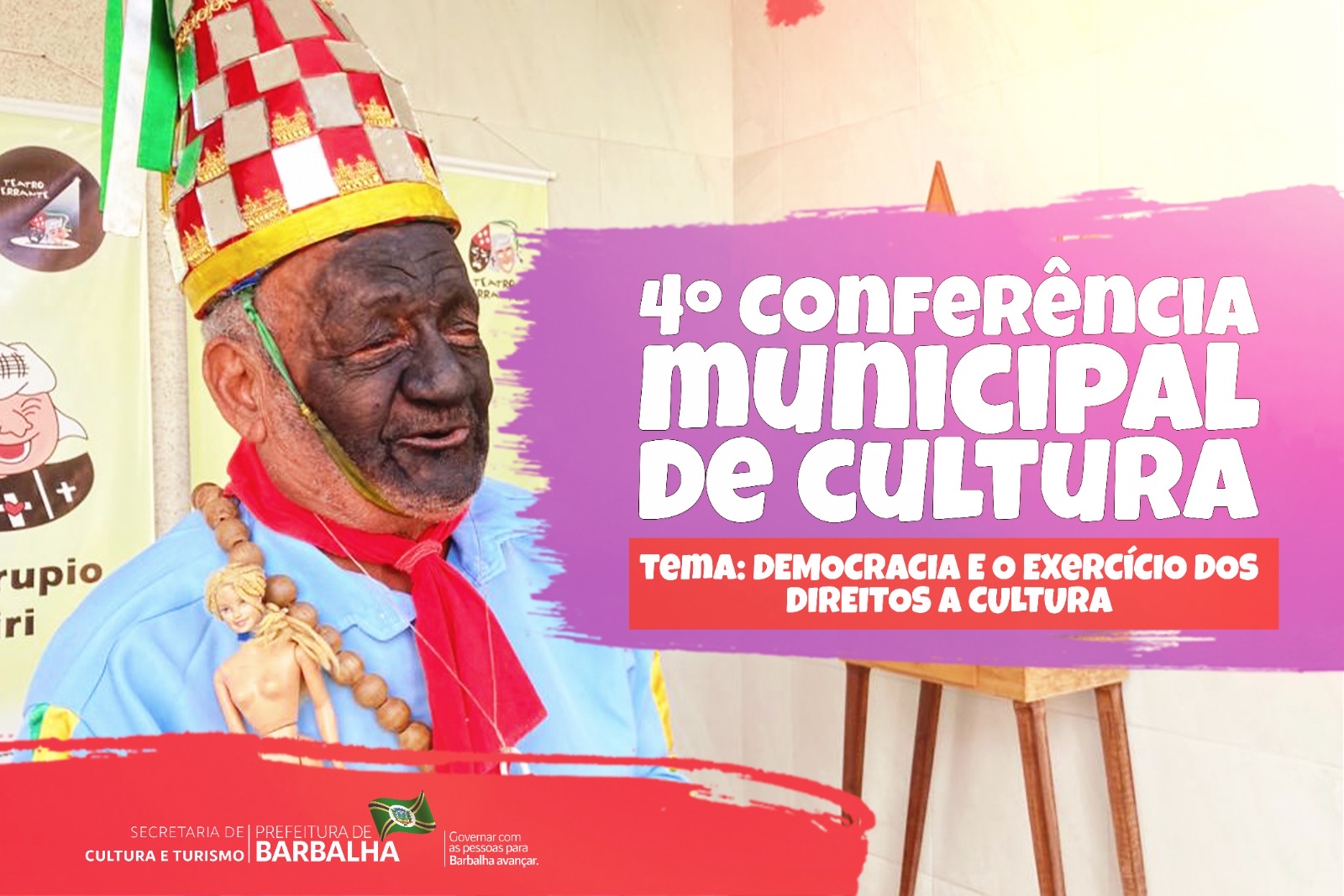 IV Conferência Municipal de Cultura de Barbalha tem nova data marcada para o dia 30 de Outubro