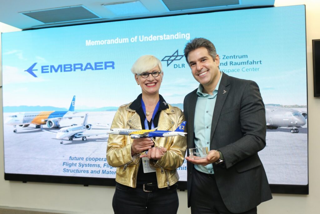 Embraer assina acordo com o Centro Aeroespacial Alemão para desenvolvimento de tecnologia pré-competitiva